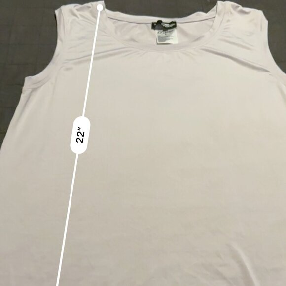 Lightweight Crane Purple Activewear Muscle Tee Large - Picture 4 of 5